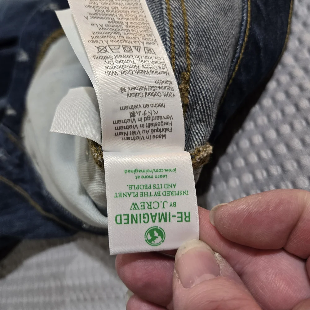 J. Crew Wide Leg Jeans Premium Edition With Button-fly Closure - Picture 6 of 16